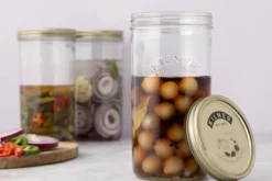 Kilner WIDE säilöntäpurkki, Kirkas kulta, 1 l