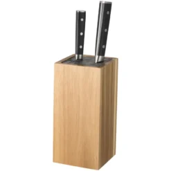 Kini veitsitukki neliskulmainen akaasiapuu, 23,5×10,7×10,7 cm