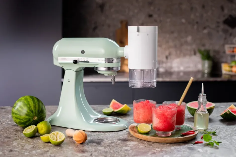 KitchenAid jäämurskain keittiökoneeseen, White