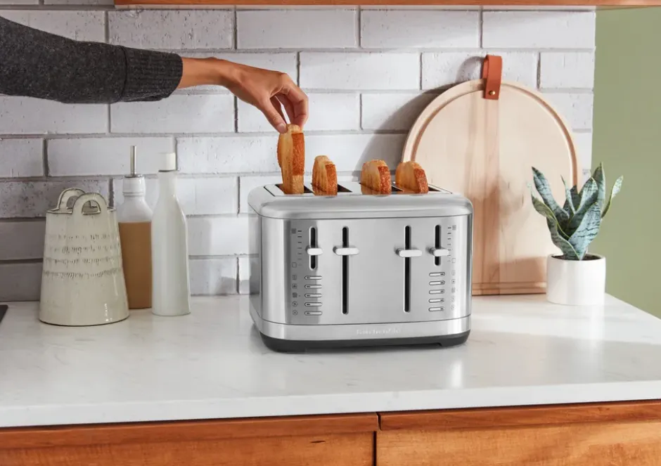 KitchenAid leivänpaahdin 4 viipaletta, Stainless steel