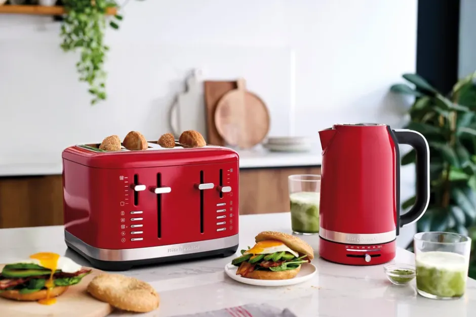 KitchenAid leivänpaahdin 4 viipaletta, Empire red