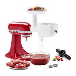 KitchenAid lihamylly ja siiviläosa yleiskoneeseen, White