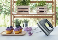 KitchenAid sähkövatkain 9 nopeutta 85W, Contour silver