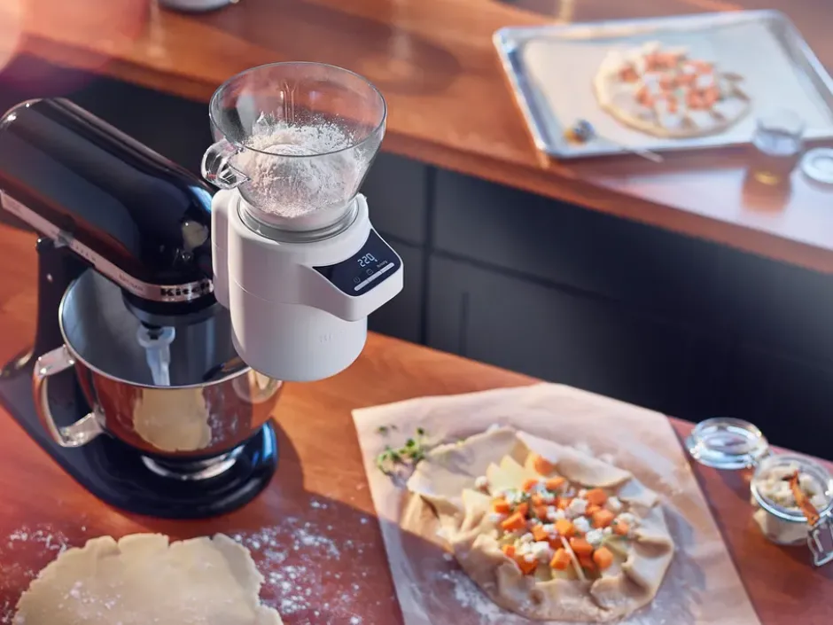 KitchenAid siivilä vaa'alla yleiskoneeseen, White