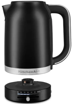Kitchenaid vedenkeitin lämpötilan säädöllä 1,7 L, Black matte