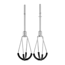 KitchenAid vispilät silikonireunalla, Stainless steel