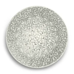 Lace-lautanen 20 cm, Harmaa