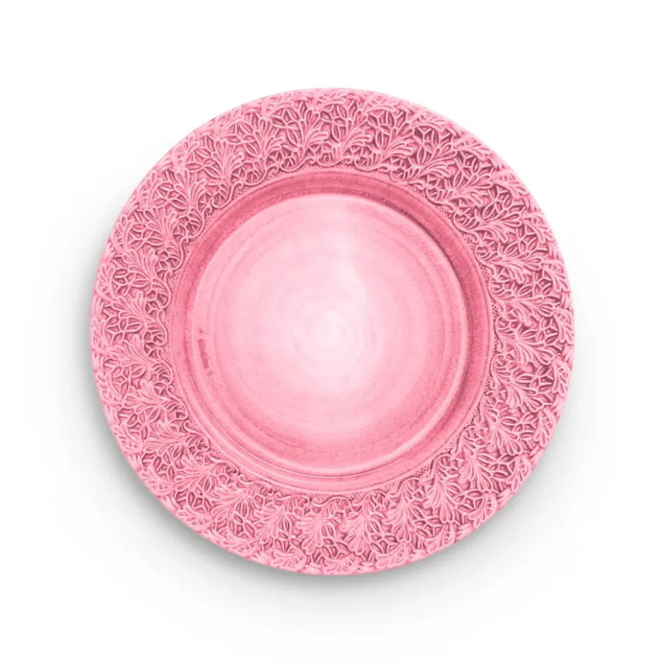 Lace-lautanen 32 cm, Roosa