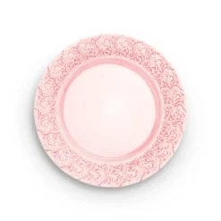 Lace-lautanen 25 cm, Vaaleanroosa