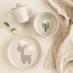 Lalee foodie lasten astiasarja, 3 osaa, Hiekka