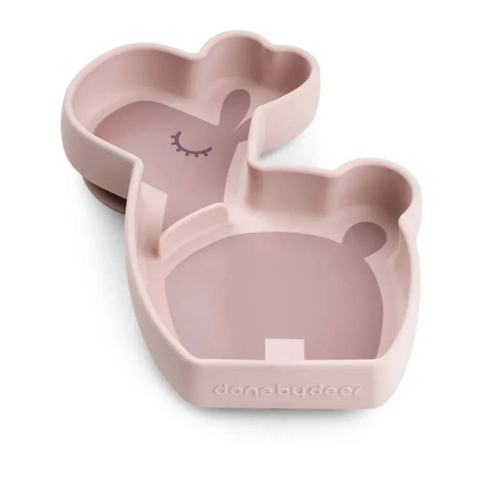 Lalee Stick&Stay lastenlautanen 13,5x18 cm, Puuteri