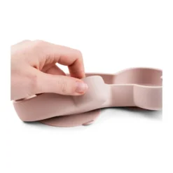 Lalee Stick&Stay lastenlautanen 13,5x18 cm, Puuteri
