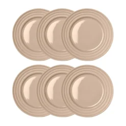 Lines-lautanen pieni Ø 21 cm, 6 kpl, beige