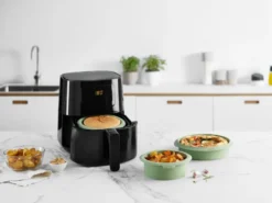 Lékué airfryer vuoka vihreä, 15 cm