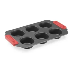 Lékué non stick muffinsivuoka 6 kpl, Punainen