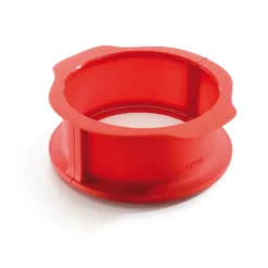 Lékué springform vuoka lautasella punainen, 15 cm