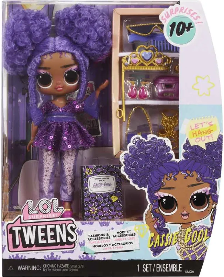 L.O.L. Surprise Cassie Cool Tweens Core Docka 16,5 cm