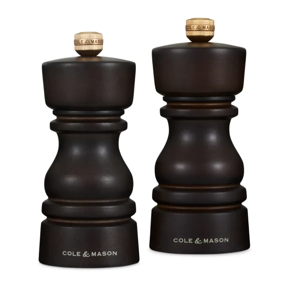 London suola- ja pippurimyllysetti 13 cm, Chocolate