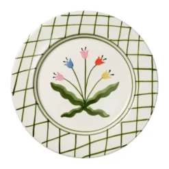 Madelen Möllard Tulip lautanen, Vihreä, 28 cm