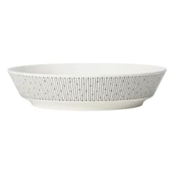 Mainio Sarastus syvä lautanen Ø 23 cm, Musta-valkoinen