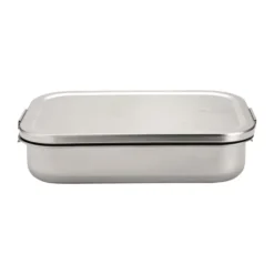 Make & Take bento -lounasrasia teräs suuri, Matta ruostumaton teräs
