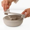 Make & Take -salaattikulho 1,3 l, Soft beige