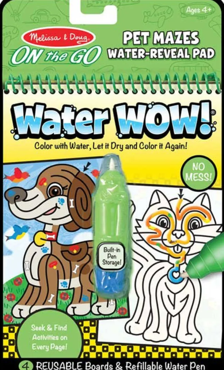 Melissa & Doug Husdjur Water Wow Målarbok