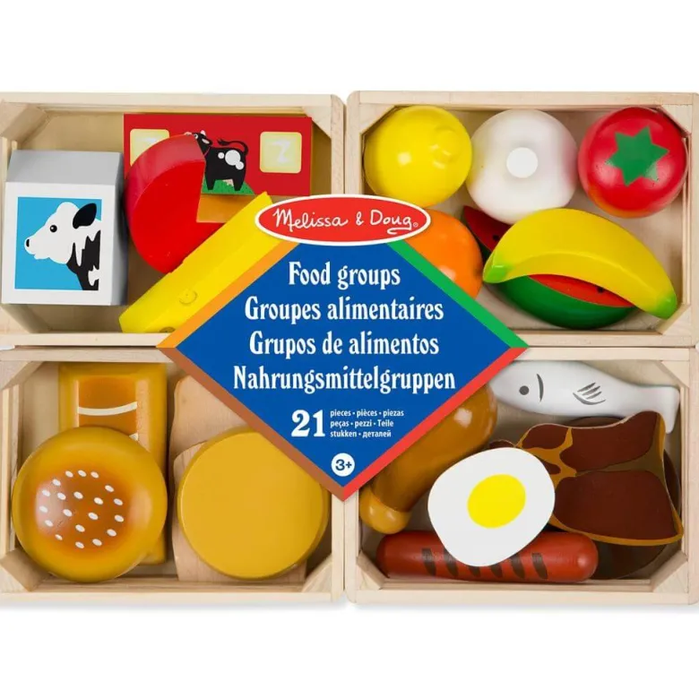 Melissa & Doug Leksaksmat Matvaror med förvaring