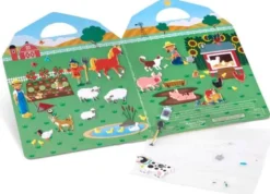 Melissa & Doug Stickers Tjocka Bondgård Återanvändbara