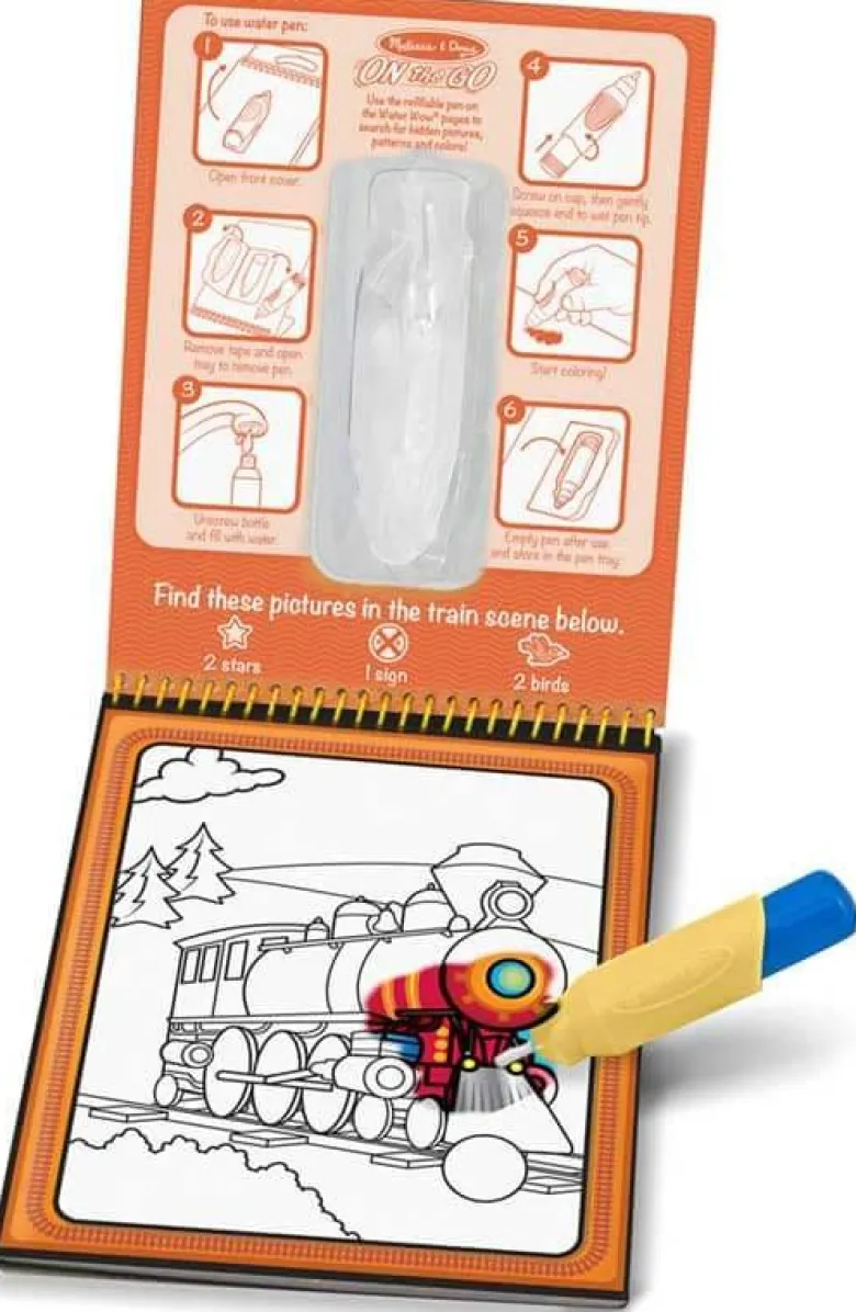 Melissa & Doug Water Wow Fordon Målarbok