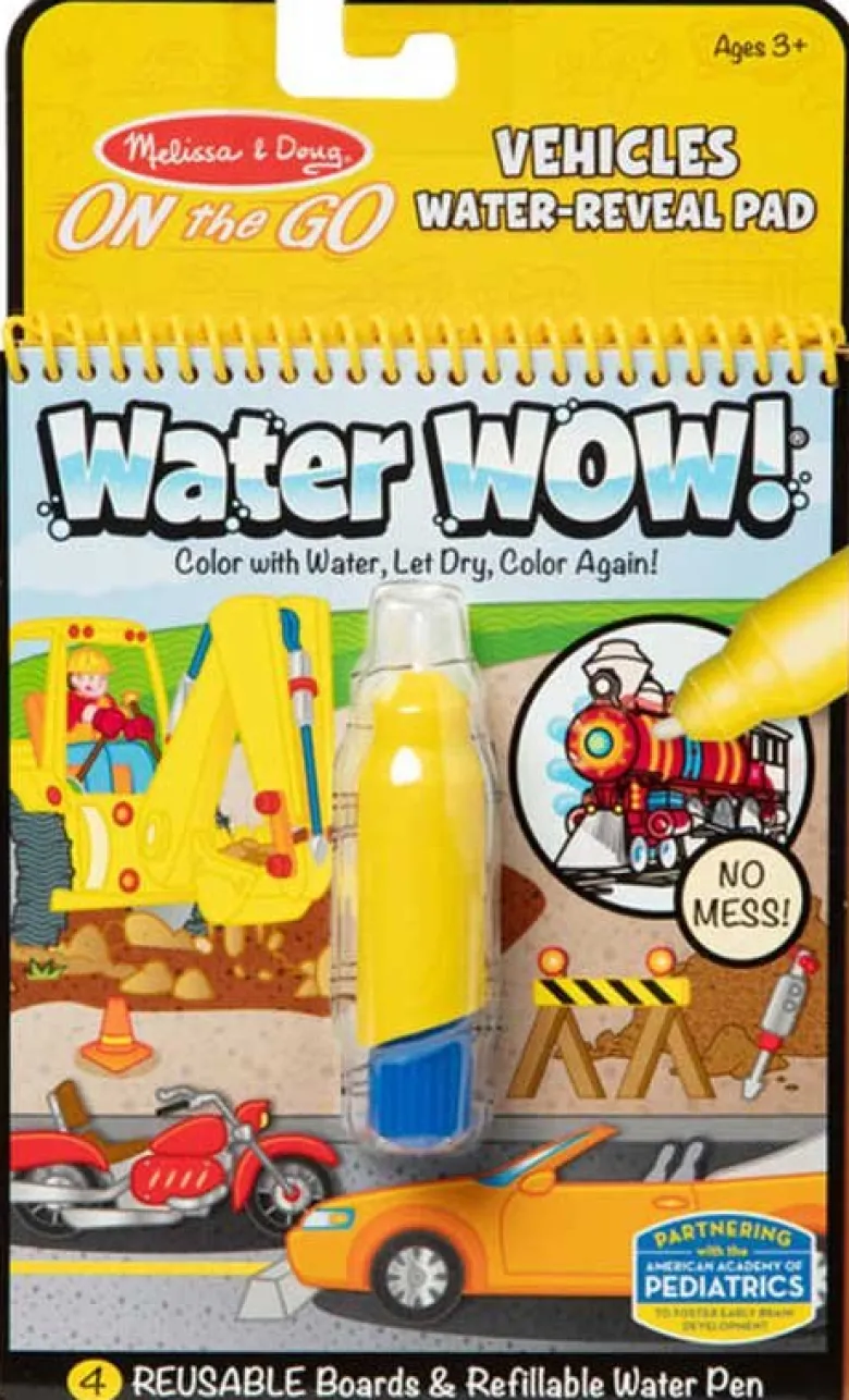 Melissa & Doug Water Wow Fordon Målarbok