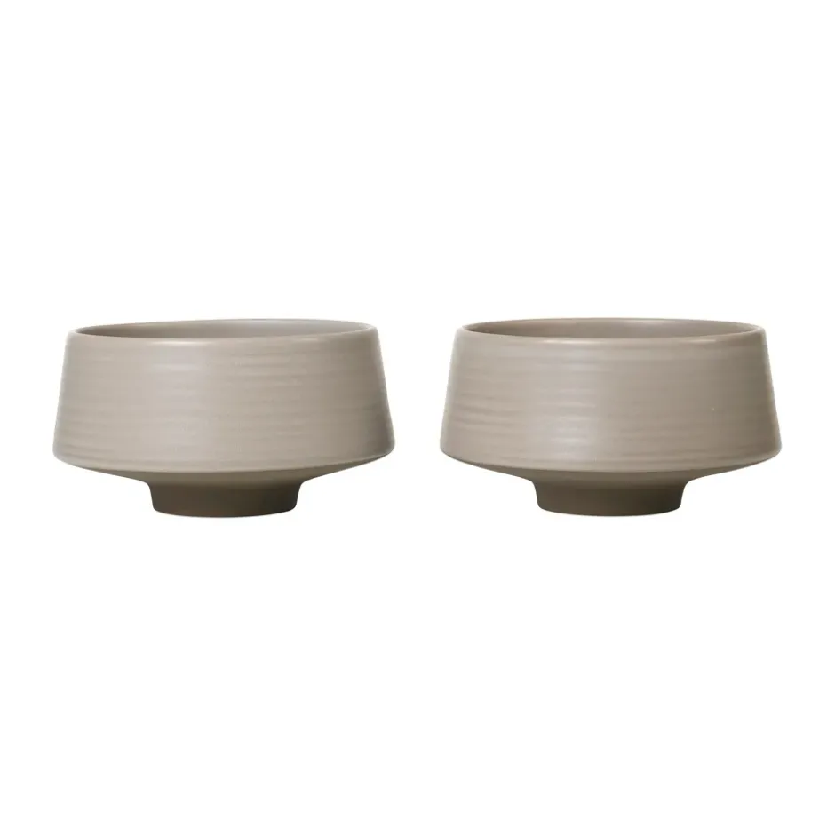 Miko kulho Ø14 cm 2-pack, Warm grey