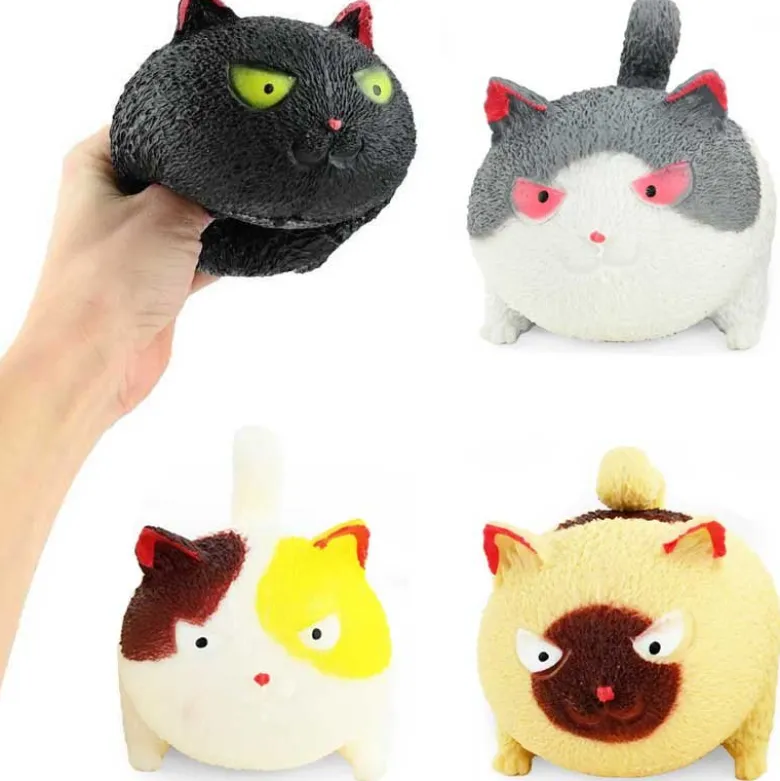 Mjuk Katt Squeeze Stretchig Katt 11 cm