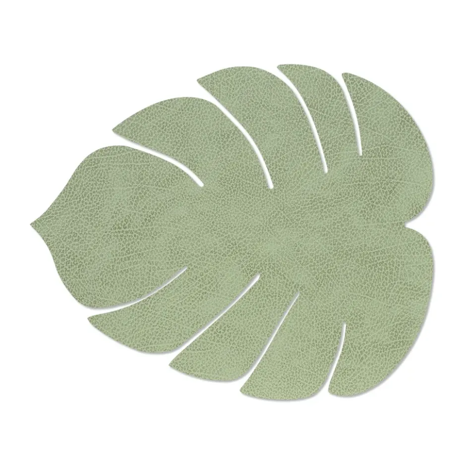 Monstera Leaf Hippo pöytätabletti L, Oliivinvihreä