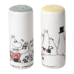 Moomin love suola & pippurisetti., Valkoinen-multi