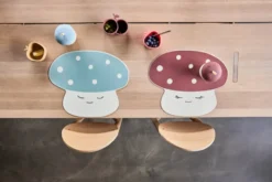 Mushroom pöytätabletti, Offwhite-vaaleanvihreä