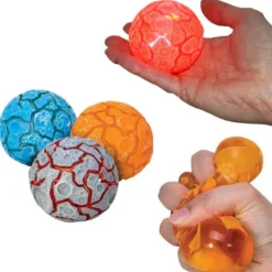 NeeDoh Lysande Lavaboll Klämboll Magma Light Up