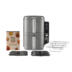 Ninja Air Fryer SL400EU double stack XL 2 laatikkoa 9,5 l, Musta