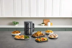 Ninja Air Fryer SL451EU pinottava dual zone XL 9,5 l, Musta