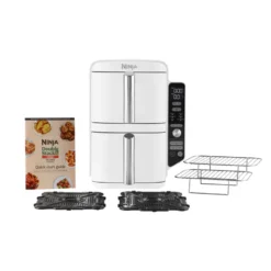 Ninja Air Fryer SL400EUWH double stack XL 2 laatikkoa 9,5 l, Valkoinen