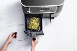 Ninja Foodi Max AF451 Airfryer Dual Zone Lämpömittari 9,5 L, Musta