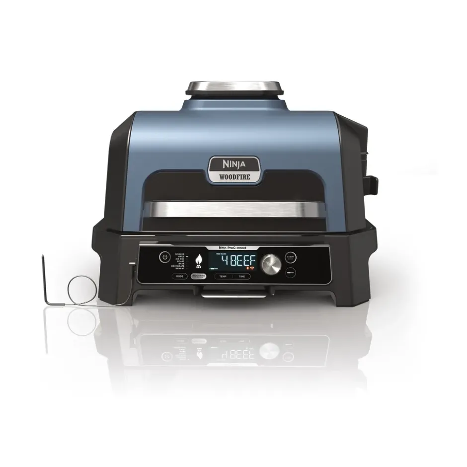 Ninja Woodfire sähkögrilli OG901EU Pro Connect XL, Musta