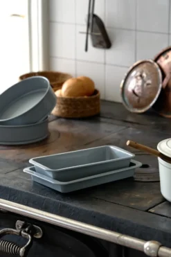 Nordwik leipävuoka keraaminen non-stick hopea, 30x15 cm