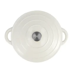 Nordwik valurautapata pyöreä 5 l, Creme