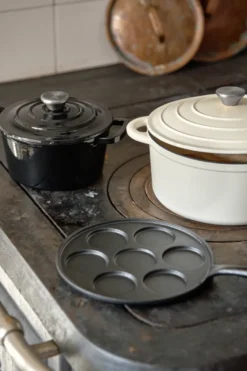 Nordwik valurautapata pyöreä 5 l, Creme