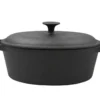 Nordwik valurautapata soikea 4 l, Musta