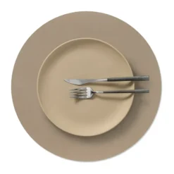 Nupo pöytätabletti, Clay brown, ympyrä, L