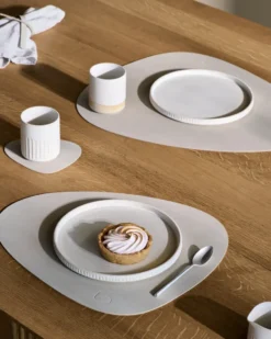 Nupo pöytätabletti curve L, Oyster white