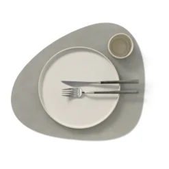 Nupo pöytätabletti curve L, vaaleanharmaa
