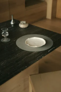 Nupo pöytätabletti, Vaaleanharmaa, ympyrä, L